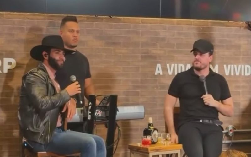 Gusttavo Lima grava novo projeto em bar de Goiânia e reúne artistas