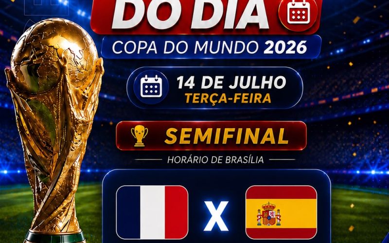 Copa do Mundo entra na fase semifinal e tem jogão nesta terça-feira (14)