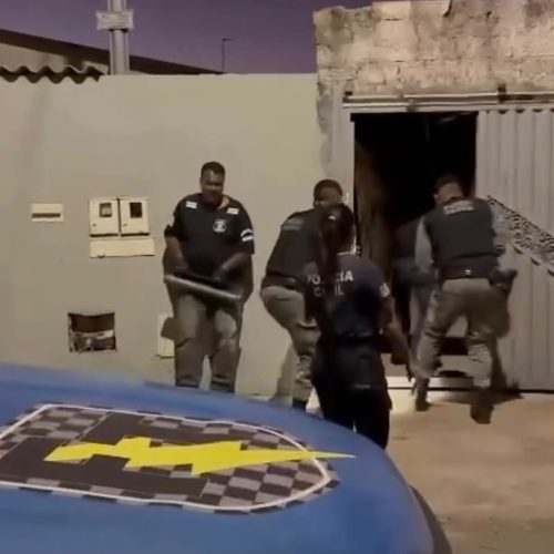 Forças de segurança realizam operação contra o tráfico na região noroeste de Goiânia