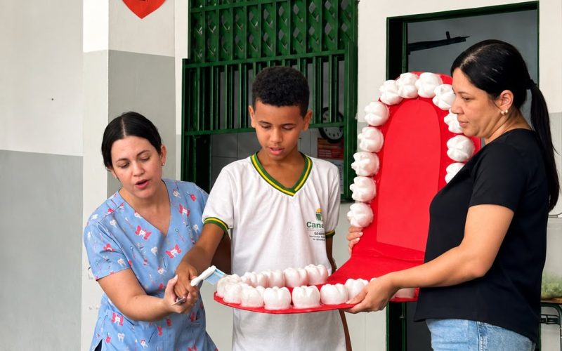 Mais de 1,2 mil crianças vão receber kits de escovação nas escolas de Senador Canedo