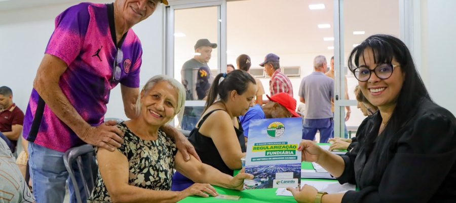 Mais de 6 mil famílias já receberam suas escrituras em Senador Canedo; nova entrega beneficia moradores do Bairro JK
