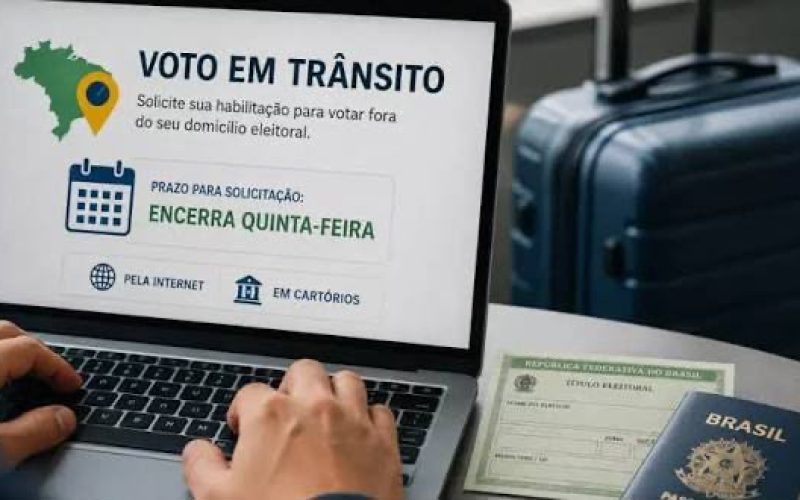 Vai estar longe de casa nas eleições? Prazo para solicitar voto em trânsito termina nesta quinta (20)