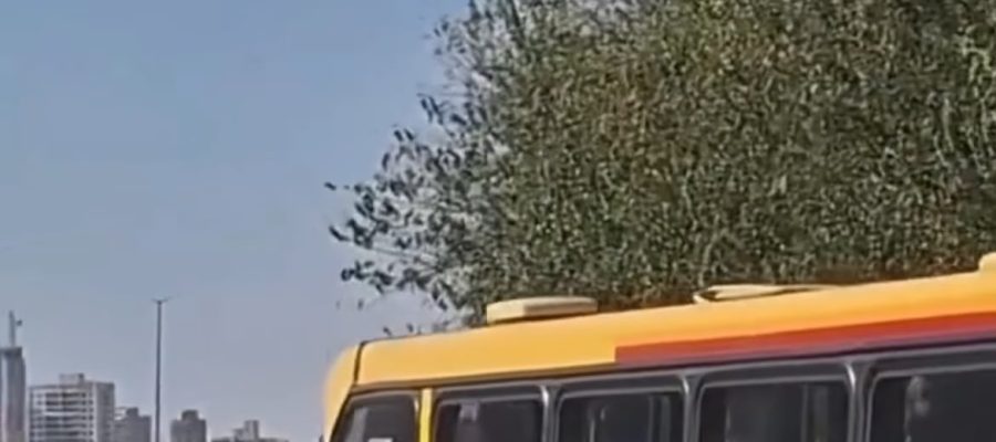 Motorista é flagrado dirigindo enquanto solta pipa próximo à BR-153, em Goiânia