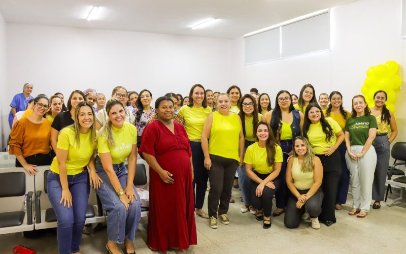 Maternidade de Senador Canedo promove encontro sobre amamentação durante o Agosto Dourado