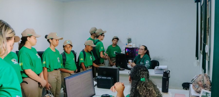 Guardiões Ambientais conhecem estrutura e atuação da AMMA em Senador Canedo
