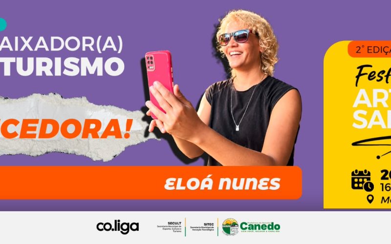 Eloá Nunes é escolhida como Embaixadora do Turismo de Senador Canedo
