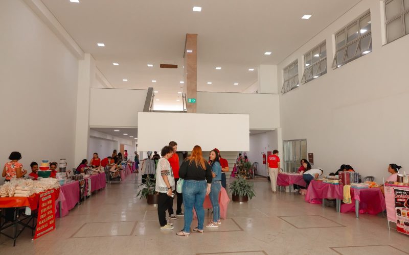 Mulheres empreendedoras levam produtos e negócios ao Paço Municipal em Senador Canedo