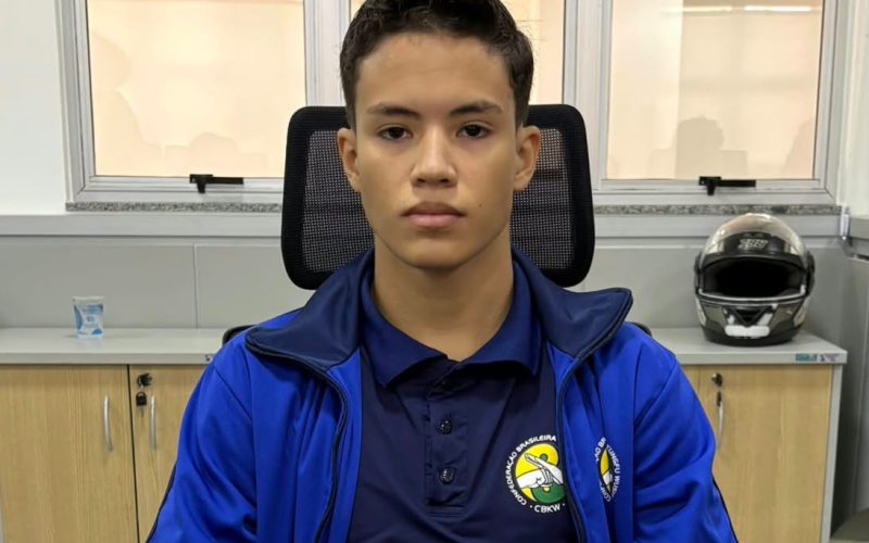 Atleta de Senador Canedo, de 17 anos, disputa Pan-Americano de kung fu na Argentina