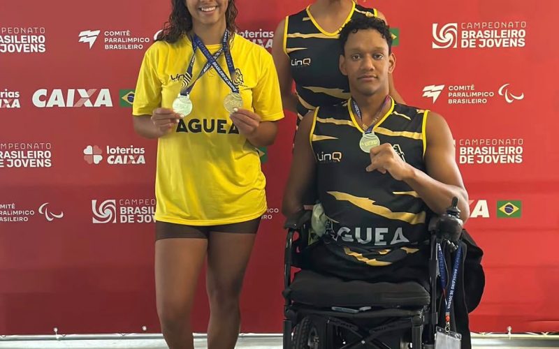 Atletas de Senador Canedo conquistam primeiros lugares no Brasileiro Paralímpico de Natação