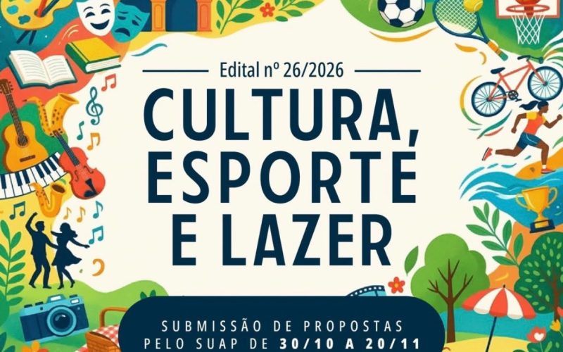IFG abre edital com R$ 112 mil para projetos de cultura, esporte e lazer em Goiás