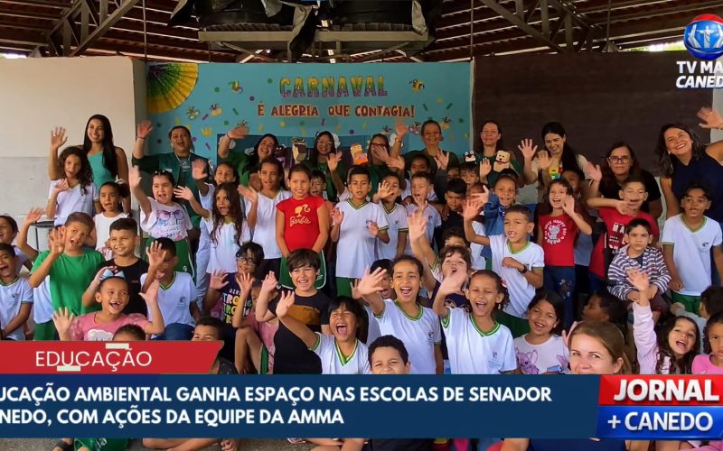 Projeto Vozes da Natureza promove consciência ambiental com teatro de fantoches em escola