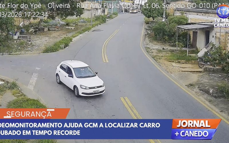 Guarda Civil Municipal recupera veículo roubado e prende suspeito em Senador Canedo