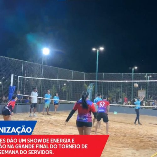 Final do torneio de vôlei celebra integração na Semana do Servidor