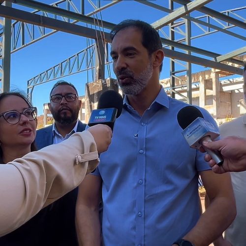 Prefeito Pellozo Retoma Obra Parada da Escola São Francisco